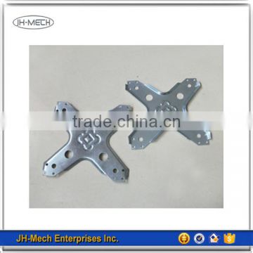 Zinc plated steel furniture components