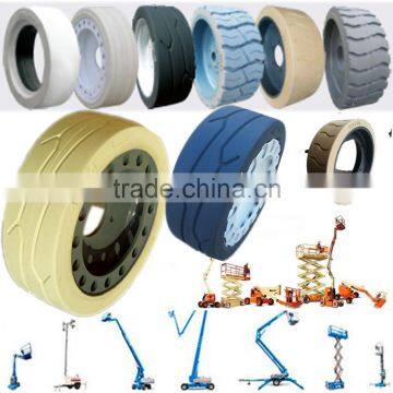Tire Solid Tire Aircraft Tyres With Wheel Rim for Lifting Platform
