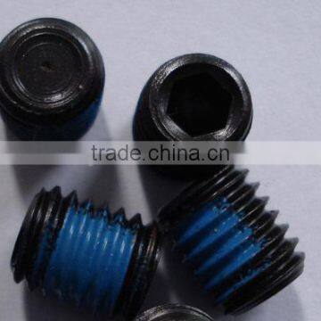 din 915 socket set screws with Nylon piont