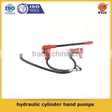 Quality assured piston type hydraulic cylinder hand pumps