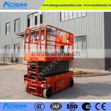 Hydraulic Self-propelled Electric Scissor Lift With Working Height 8m