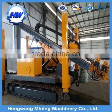 China manufacturer powerful trailer hydraulic anchoring drilling rig with130-200 m depth