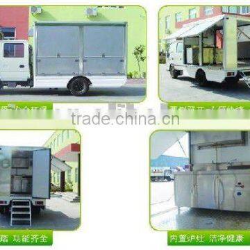 dining box van truck trailer/Mobile Dining Trailers/Dining car trailer/semi-trailer/