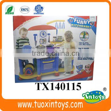 plastic funny kids kitchenset jumbo kitchen center