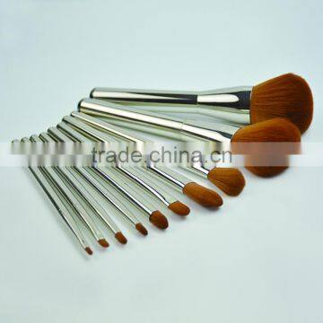 Brown Makeup Brush Set / Cosmetic Make Up Brush 10pc photo-2