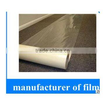 Polyethylene protection film for carpet on roll