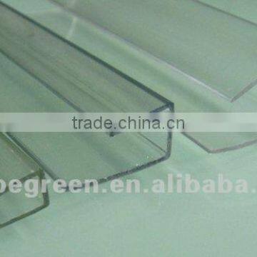 Polycarbonate U Shaped Profiles,Polycarbonate Side List