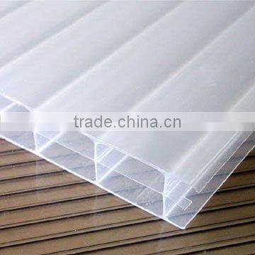 Polycarbonate milk white triple wall hollow sheet for greenhouse