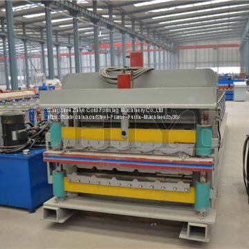 Double Layer Roof Panels Roll Forming Machine photo-4