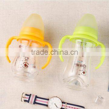 BPA Free Food Grade China Glass Bottle for Baby Feeding Bottle FDA/LFGB/EN14350 Certified photo-4