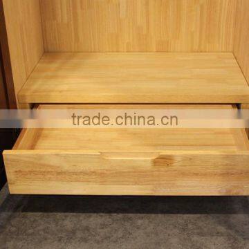 Wooden Wardrobe Design With Top Cabinet photo-5