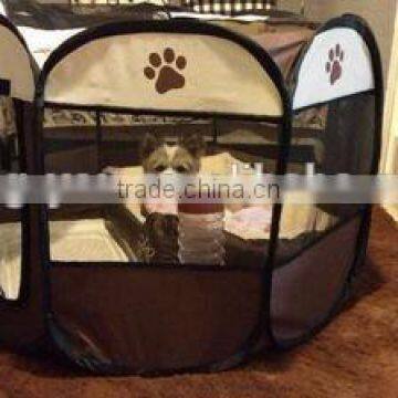 600D Oxford Cloth Folding Dog Cage Pet Tent Octagonal Pet Fence photo-3