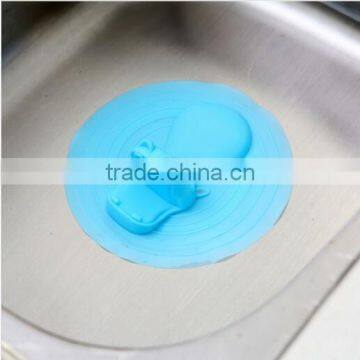 Hippo Shaped Silicone Floor Drain Ground Leakage Sink Stopper photo-2