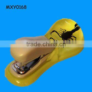 Vivid black scorpion insert resin Novelty Staplers