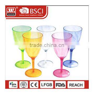 water/wine/beverage uaage cup /disposable plastic wine drinking cup