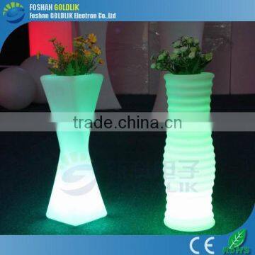 GLACS Control RGB True Color Changeable Plastic LED Flower Vase Floor Lamp photo-3