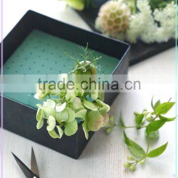 Custom Logo Printing Flower Packaging Box/square Flower Box/flower Gift Box With Square Floral Foam photo-4