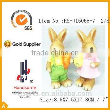 Colorful Small Size Ceramic Animal Rabbit Figurines for Easter and Home Decorative Items photo-4