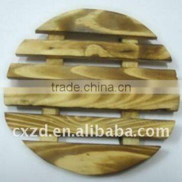 High Quality Handicraft Wooden Coffee Cup Coaster photo-4