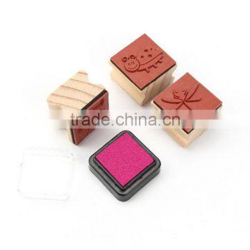 Square Wood Stamp for Kid photo-2