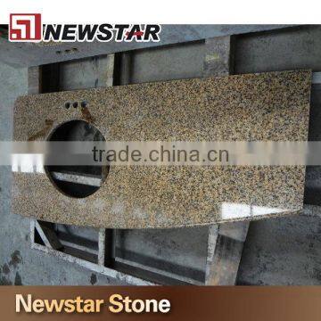 Newstar Hotel Bathroom Beige Precut Granite Vanity Tops