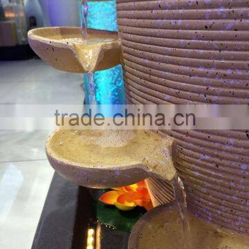 Decorative Indoor or Outdoor Water Fountain Resin Pot Indoor Water Fountain