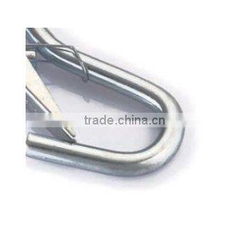 SNAP HOOK, 9.0MM DIA STEEL HOOK, WITHOUT HEAT TREATMENT