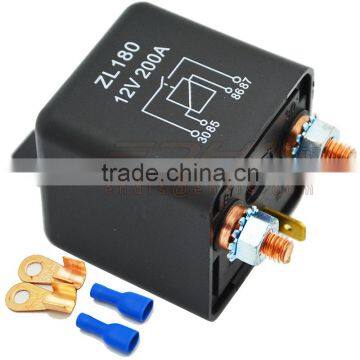 Heavy duty relay 12VDC 24V 200A auto start relay with terminal