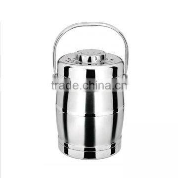 China Metal Ice Bucket Manufacture OEM Insulated Ice Bucket Stainless Steel Mini Ice Bucket With Lid photo-4