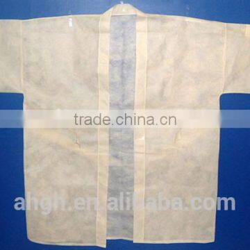 Disposable hairdressing kimono for woman