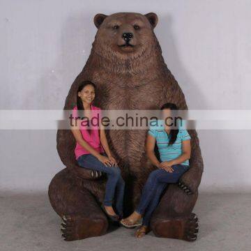 Sitting Grizzly Bear 9ft photo-2