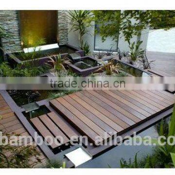 Natural Durable Carbonzied Waterproof Anti-slip Outdoor Decking Tiles photo-3