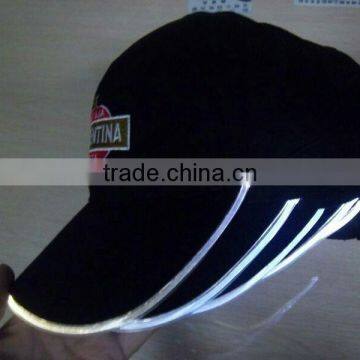 LED Light Brim Baseball Caps and Hats With Custom Embroidery LED Cap