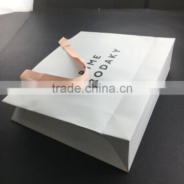 High Quality Custom Paper Bag Handle Shopping For Clothing