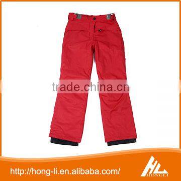 Fashion design custom logo outdoor waterproof men ski pants for skiing