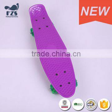 HSJ209 Wholesale pp Material Fish Board Skateboard With PU Wheels photo-2