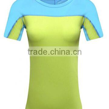Polyester Round Neck Short Sleeve T-shirt With Dri-fit