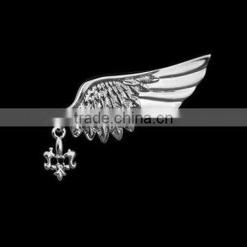 Custom China Wholesale Metal Letter Super Brooch With Color Enameled photo-3