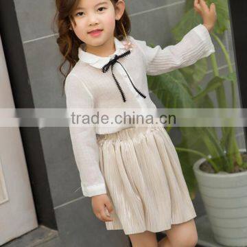 Zm35709a Autumn New Style Blouse Designs Casual Girls Long Sleeve Shirts photo-2