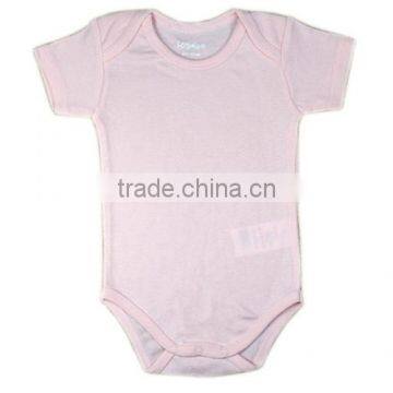 2017 New Design Baby Rompers Plain 100% Cotton photo-5