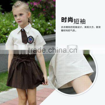 Juqian 2016 Quality School Uniform Factory Hot Sale Primary Kids Girls School Uniform Dress photo-4