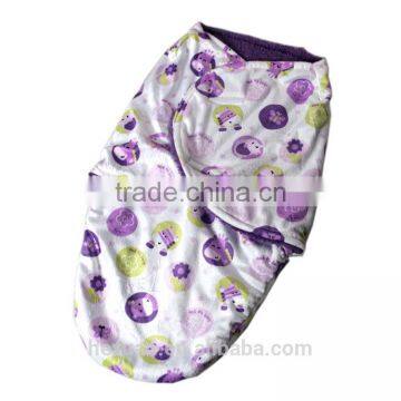 Baby Swaddle Blanket With Printed Fleece photo-5