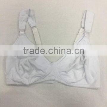 Women's Lace Full Figure Wire Free Nursing Breastfeeding Maternity Bra photo-2