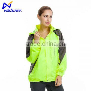 safety high visibility wonen's motorcycle jacket