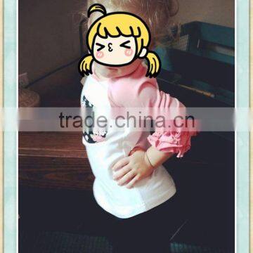 kids boutique shirts ruffle raglan american girls icing raglan shirts with pocket
