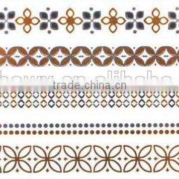 Wholesale Gold and Silver Metallic Temporary Tattoo Sticker photo-5