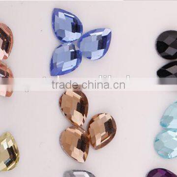 Flat Back Teardrop Glass Rhinestones photo-2