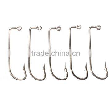 The Best Quality Fishing Tools Lot 100PCS Jig Hook Jig Big Stainless Steel Fishing Hooks White Color Fish Hook Size 2 photo-2