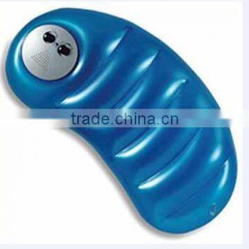 Inflatable pillow with radio