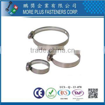 Made in Taiwan Metal Black 1/2 Inch Band Amercian Schlauchklemmen Hose Clamp photo-5